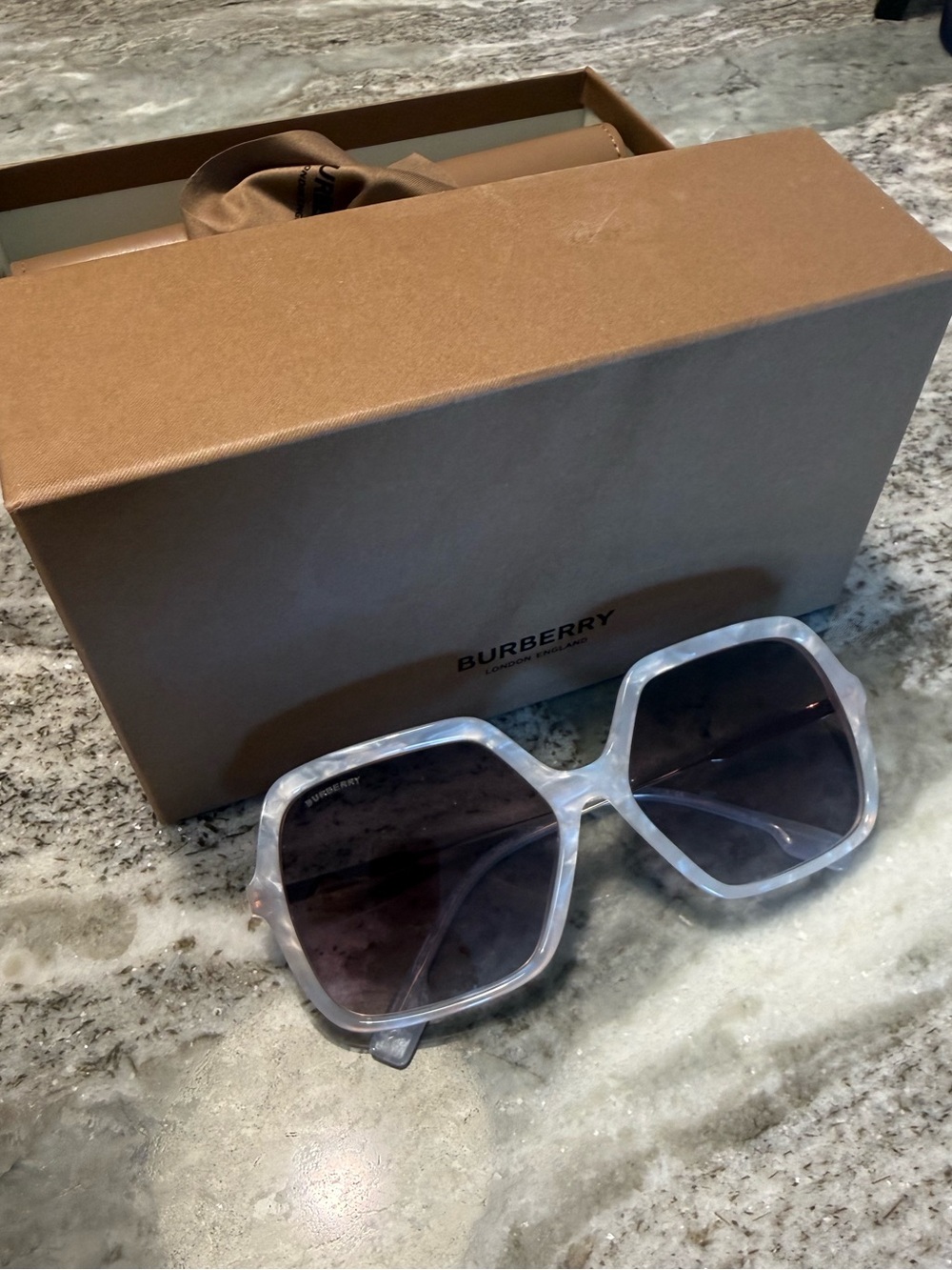 Burberry Sunglasses with Gray Gradient Lenses